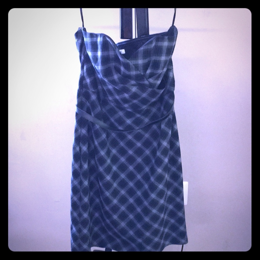 WHBM Strapless Heart Neck Pencil Dress